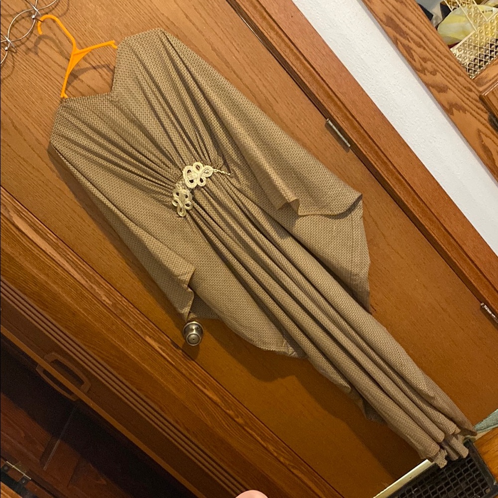 Elegant Brown Kaftan Dress